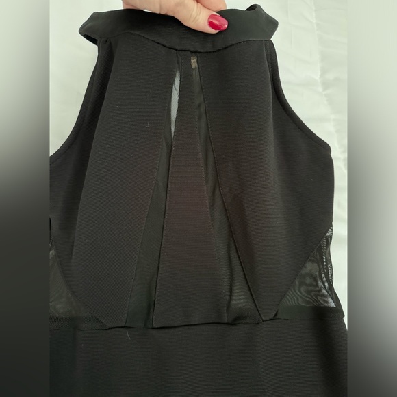 Mesh bodycon mini dress - Picture 4 of 10